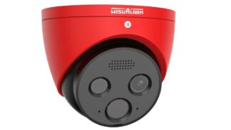 Camera detectie flacara IP Dahua, termica VOx + 4MP, detectie 10m, IR 15m, alarma audio-vizuala, PoE, IP66, HY-FT431LDP-TD1F4-MB-RED [1]