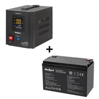 Kit Rebel, UPS pentru centrala termica 800VA/500W + Acumulator GEL 12V 100Ah [1]