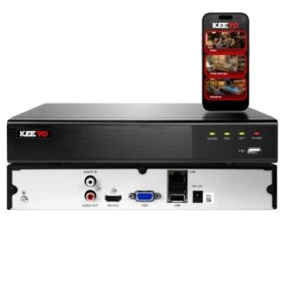 NVR IP KEEYO LV-V-NVR-9CH-II, 9 canale, 12 MP, H.265+, HDMI 4K, AI [1]