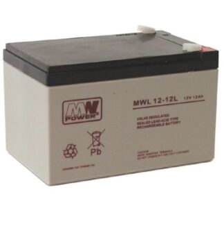 Acumulator stationar AGM VRLA MWL, 12V, 12Ah, pentru sisteme de alimentare si aplicatii stationare, BAT12V12MWL [1]