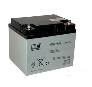 Acumulator stationar AGM VRLA MWS, 12V, 40Ah, pentru aplicatii stationare si sisteme de alimentare de rezerva, BAT12V40 Acumulator stationar AGM VRLA MWS, 12V, 40Ah, pentru aplicatii stationare si sisteme de alimentare de rezerva, BAT12V40