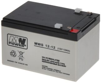 Acumulator stationar AGM VRLA MWS, 12V, 1.3Ah, pentru aplicatii stationare si sisteme de alimentare de rezerva, BAT12V1.3 [1]