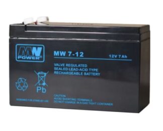 Acumulator stationar AGM VRLA MW, 12V, 7Ah, pentru aplicatii stationare si sisteme de alimentare, BAT12V7MW [1]