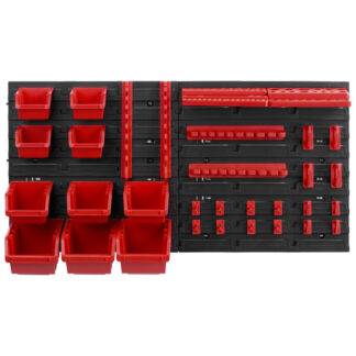 Panou depozitare atelier Kistenberg Orderline, 34 piese, 2 panouri, 10 cutii, 20 suporturi scule, KOR4-S411, 35785 [1]