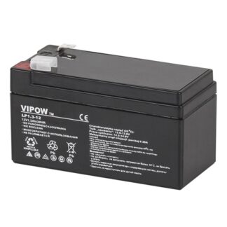 Acumulator stationar AGM VRLA VIPOW, 12V, 1.3Ah, BAT0213 [1]