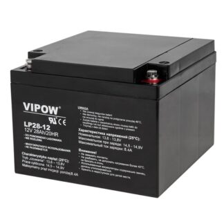 Acumulator stationar AGM VRLA VIPOW, 12V, 28Ah, BAT0230 [1]