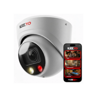 Kit supraveghere IP KEEYO 4 camere 5MP, Zoom optic, Dual Light 30m, AI, Audio, PoE - LV-V-IP5M3AF-DL [1]