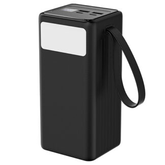 Power bank Platinet, 50000mAh, 20W PD, 22.5W SCP, 2x USB-A, 2x USB-C, afisaj digital, lanterna, PMPB5020 [1]