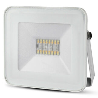 Reflector LED Smart V-TAC, 20W, RGB + CCT 3000K/4000K/6000K, 1400lm, Bluetooth, dimabil din aplicatie, IP65, alb, VT-5020-W, SKU 5984 [1]