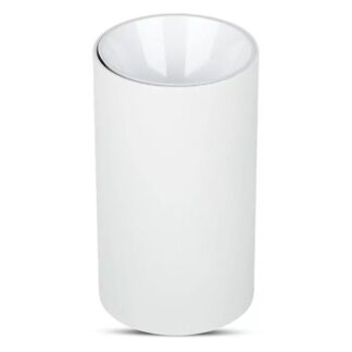 Corp iluminat rotund V-TAC, soclu GU10, montaj aparent, putere maxima 35W, 220-240V AC, aluminiu + PC, alb, IP20, 80x140mm, VT-882, SKU 8588 [1]
