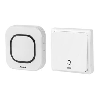 Sonerie wireless la priza REBEL, 58 melodii, raza pana la 150m, 4 niveluri volum 50-80dB, frecventa 433.92MHz, 4 moduri sonerie/lumina, functie memorie, alimentare 110-240V, IP44, URZ3264 [1]