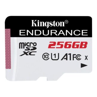 Card memorie microSDXC Kingston High-Endurance, 256GB, UHS-I U1, Class 10, A1, 95MB/s citire, 45MB/s scriere, SDCE/256GB [1]