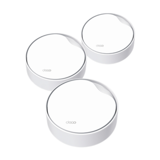 Sistem Mesh Wi-Fi 6 TP-Link Deco X50-PoE, AX3000, 3 unitati, 2x porturi 2.5Gbps, PoE, acoperire pana la 600m², DecoX50-PoE(3-pack) [1]
