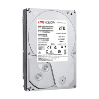 Hard Disk HDD Surveillance Hikvision, 2TB, 3.5 inch, SATA 6Gb/s, 5400RPM, cache 128MB, transfer pana la 176.4MB/s, functionare 24/7, workload 180TB/an, MTTF 1.000.000 ore, DS20HKVS-VX1 [1]
