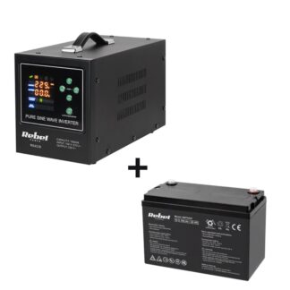 Kit UPS pentru centrala termica Rebel 1000VA 700W, Acumulator GEL 12V 100Ah inclus, POWER-1000-LFP4 [1]
