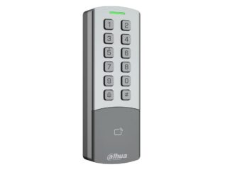 Control acces standalone Dahua ASI1201M-MEP, card si parola, 13.56 MHz, 125 kHz, RS-485 Wiegand, 10.000 utilizatori, 100.000 inregistrari, PoE, IP65, IK08