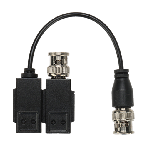 Video balun pasiv HD, transmisie prin UTP Cat5e/6, set 2 buc - HIKVISION DS-1H18-A - imagine 2